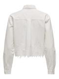 JDYNOLA L/S SHORT SHIRT W. EMB. WVN white