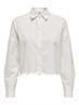 JDYNOLA L/S SHORT SHIRT W. EMB. WVN white