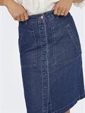 JDYOLIVIA HW SKIRT DB DNM NOOS dark blue denim