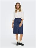 JDYOLIVIA HW SKIRT DB DNM NOOS dark blue denim