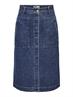 JDYOLIVIA HW SKIRT DB DNM NOOS dark blue denim