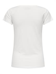 JDYPARIS S/S PRINT TOP JRS cloud dancer