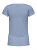 JDYPARIS S/S PRINT TOP JRS soft chambray