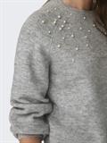 JDYPEARL L/S RAGLAN PEARL PULLOVER KNT light grey melange