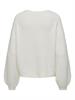 JDYPEARL L/S RAGLAN PEARL PULLOVER KNT white