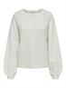 JDYPEARL L/S RAGLAN PEARL PULLOVER KNT white