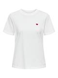 JDYPISA LIFE S/S PRINT TOP JRS NOOS cloud dancer19