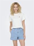 JDYPISA S/S PRINT TOP JRS NOOS cloud dancer19