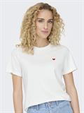 JDYPISA S/S PRINT TOP JRS NOOS cloud dancer19