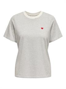 JDYPISA S/S PRINT TOP JRS NOOS cloud dancer3