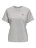 JDYPISA S/S PRINT TOP JRS NOOS light grey melange
