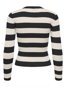 JDYPLUM L/S O-NECK PULLOVER KNT NOOS black