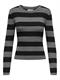 JDYPLUM L/S O-NECK PULLOVER KNT NOOS dark grey melange