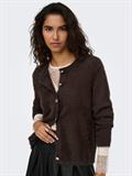 JDYPRIME JAYLA L/S O-NECK CARDIGAN KNT coffee bean