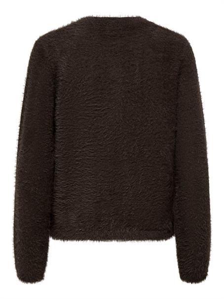 JDYPRIME JAYLA L/S O-NECK CARDIGAN KNT coffee bean
