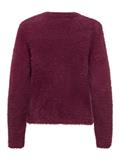 JDYPRIME JAYLA L/S O-NECK CARDIGAN KNT windsor wine