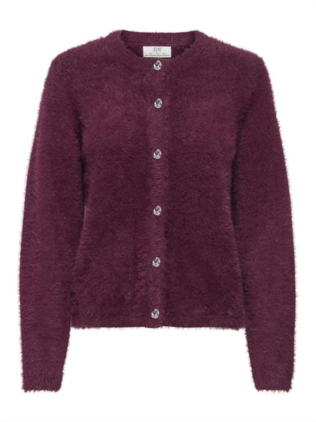 JDYPRIME JAYLA L/S O-NECK CARDIGAN KNT windsor wine