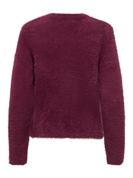 JDYPRIME JAYLA L/S O-NECK CARDIGAN KNT windsor wine