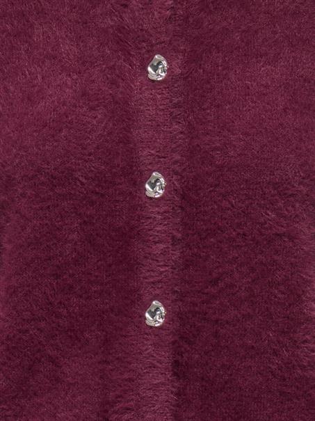 JDYPRIME JAYLA L/S O-NECK CARDIGAN KNT windsor wine