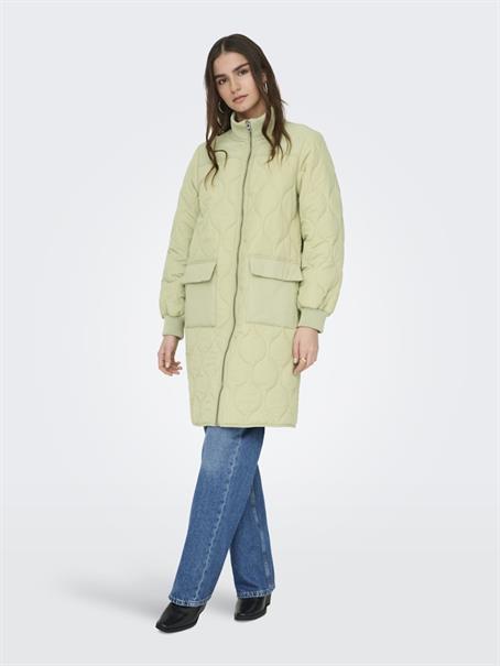 JDYRAYA QUILT LONG JACKET OTW HAB elm