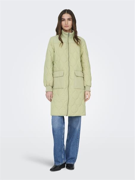 JDYRAYA QUILT LONG JACKET OTW HAB elm