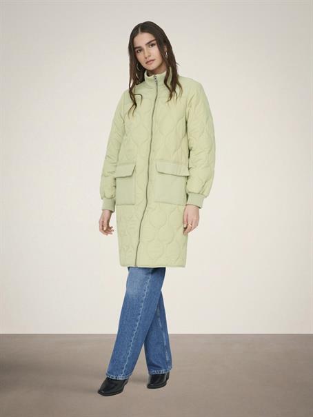 JDYRAYA QUILT LONG JACKET OTW HAB elm