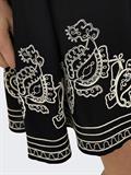 JDYRISSO LIFE S/S EMBROIDERY DRESS WVN black