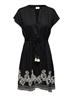 JDYRISSO LIFE S/S EMBROIDERY DRESS WVN black