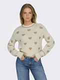 JDYROMANCE L/S JACQ. PULLOVER KNT NOOS birch