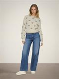 JDYROMANCE L/S JACQ. PULLOVER KNT NOOS birch