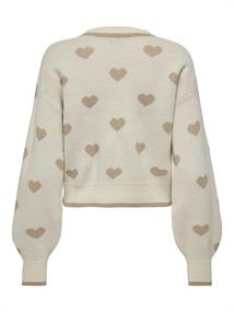 JDYROMANCE L/S JACQ. PULLOVER KNT NOOS birch