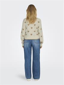 JDYROMANCE L/S JACQ. PULLOVER KNT NOOS birch