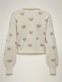 JDYROMANCE L/S JACQ. PULLOVER KNT NOOS birch