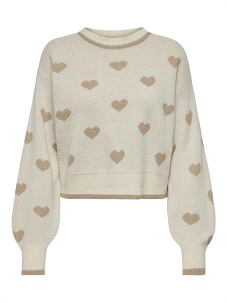 JDYROMANCE L/S JACQ. PULLOVER KNT NOOS birch