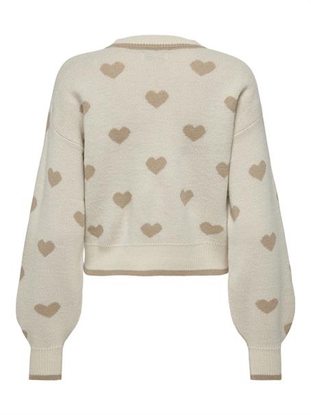 JDYROMANCE L/S JACQ. PULLOVER KNT NOOS birch