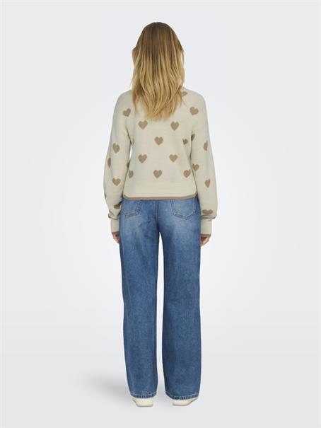 JDYROMANCE L/S JACQ. PULLOVER KNT NOOS birch