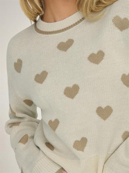 JDYROMANCE L/S JACQ. PULLOVER KNT NOOS birch