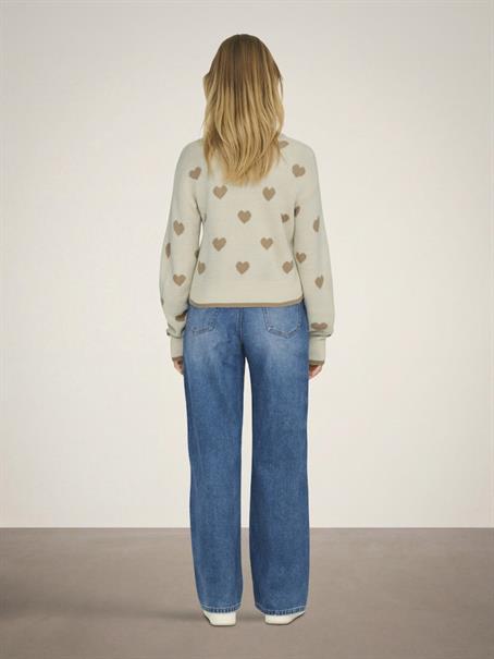 JDYROMANCE L/S JACQ. PULLOVER KNT NOOS birch