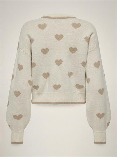 JDYROMANCE L/S JACQ. PULLOVER KNT NOOS birch