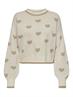 JDYROMANCE L/S JACQ. PULLOVER KNT NOOS birch