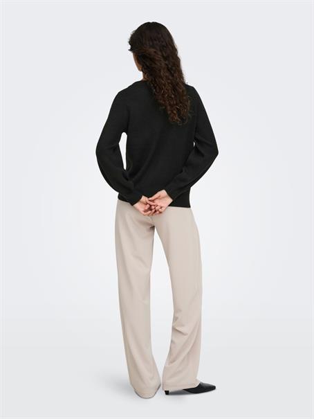 JDYRUE GLITTER L/S BOAT PULLOVE KNT NOOS black