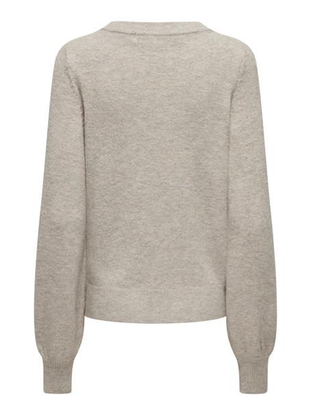JDYRUE GLITTER L/S BOAT PULLOVE KNT NOOS chateau gray