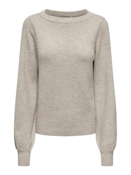 JDYRUE GLITTER L/S BOAT PULLOVE KNT NOOS chateau gray
