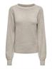 JDYRUE GLITTER L/S BOAT PULLOVE KNT NOOS chateau gray
