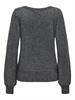 JDYRUE GLITTER L/S BOAT PULLOVE KNT NOOS dark grey melange