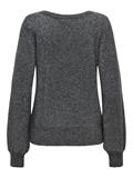 JDYRUE GLITTER L/S BOAT PULLOVE KNT NOOS dark grey melange