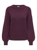 JDYRUE GLITTER L/S BOAT PULLOVE KNT NOOS winetasting