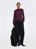 JDYRUE GLITTER L/S BOAT PULLOVE KNT NOOS winetasting