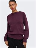 JDYRUE GLITTER L/S BOAT PULLOVE KNT NOOS winetasting