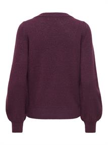 JDYRUE GLITTER L/S BOAT PULLOVE KNT NOOS winetasting